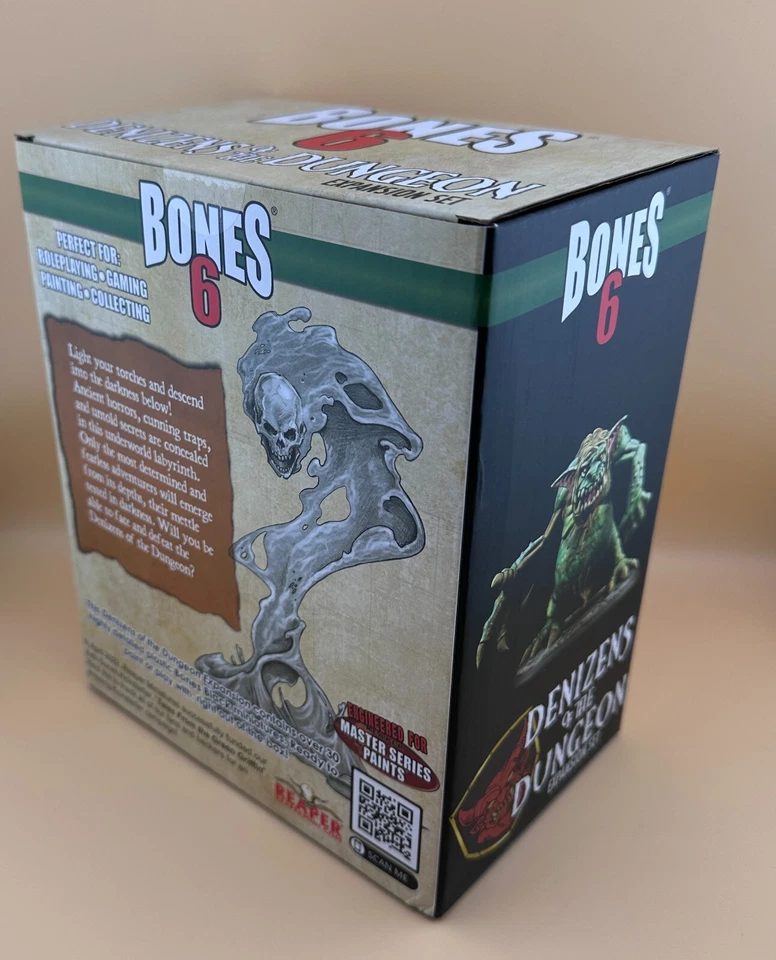 Reaper Bones 6 Kickstarter Denizens of the Dungeon Miniatures D&D RPG DND AD&D - Image 2 of 2