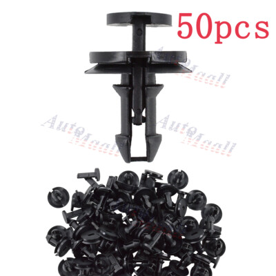 50x Front Bumper Retainer Clips For 9mm Hole GMC Yukon XL 1500 2500 Envoy Canyon