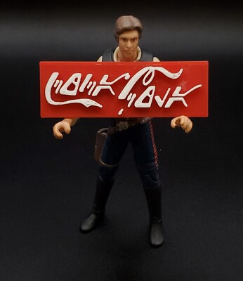 CUSTOM COCA COLA COKE SIGN FOR 3.75'' STAR WARS FIGURE DIORAMA (J49)
