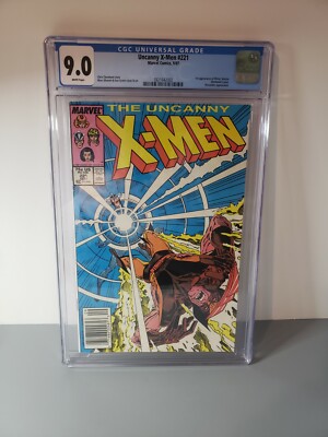 Uncanny X-men 221 CGC 9.0 1st Mr. Sinister 1987 Marvel Newstand   