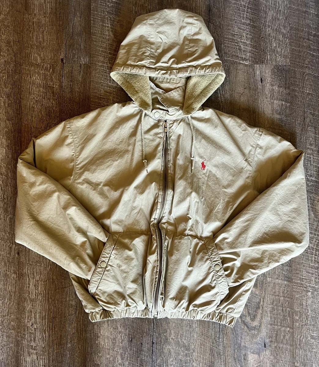 Polo shop khaki windbreaker