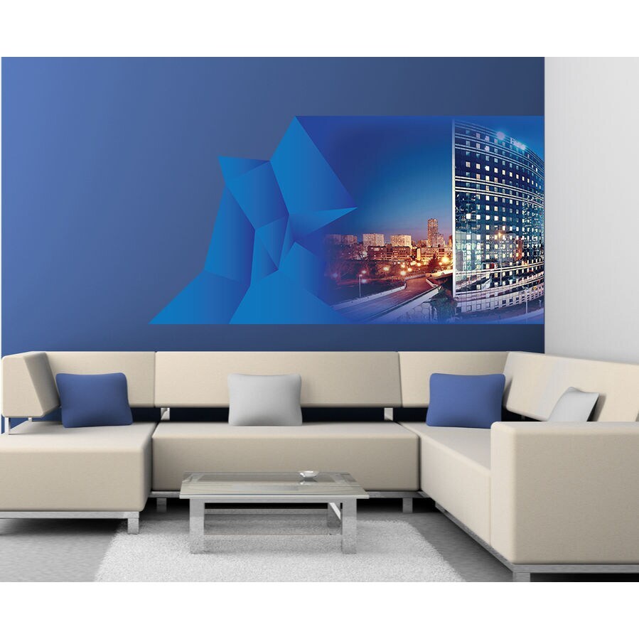 Full Color Landscape city Full Color Decal, Full color