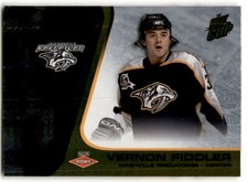 Vernon Fiddler 2002-03 Pacific Quest for the Cup Gold Rookie /325 #128 Nashville