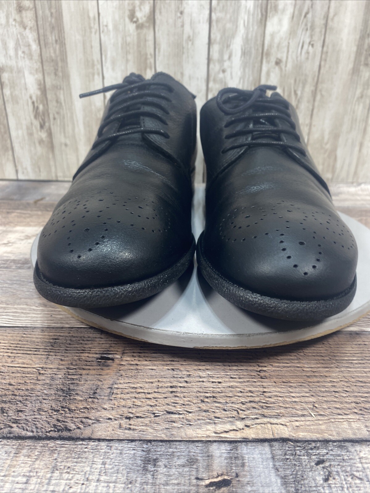 SAOLA Robert Wayne Utah scarpe eleganti da uomo in pelle nera Derby Brogue taglia 8 5 D