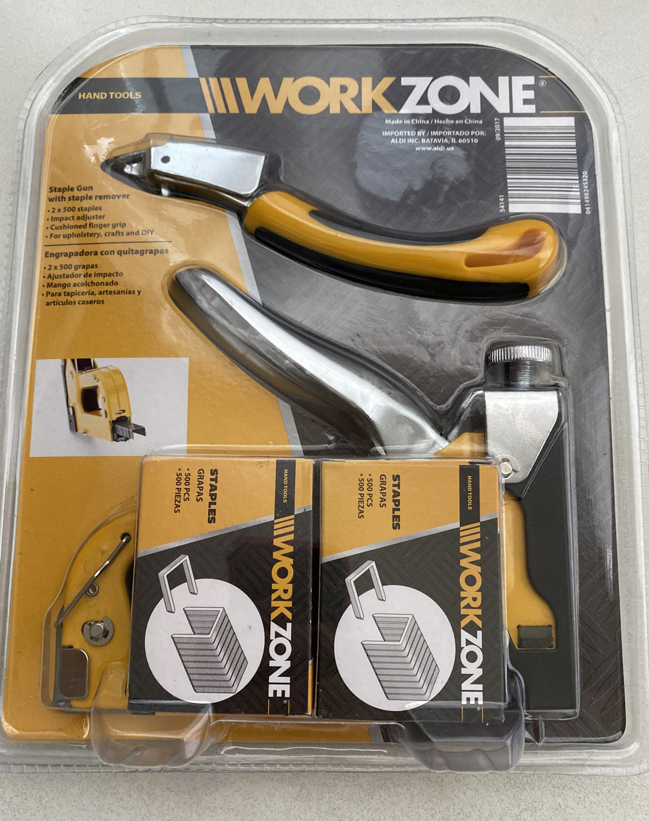 Workzone HeavyDuty Staple Gun w/ Remover eBay