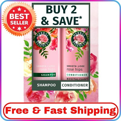 Herbal Essences Shampoo and Conditioner Duo Rose Hips, 13.5 fl oz, 2-Pack