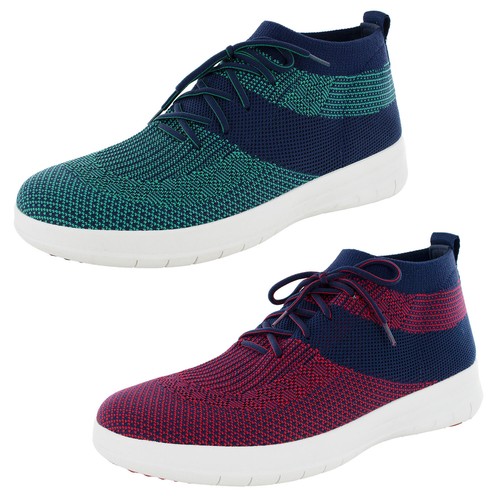 FITFLOP Da Uomo uberknit Mocassini Scarpe High Top Sneaker | eBay