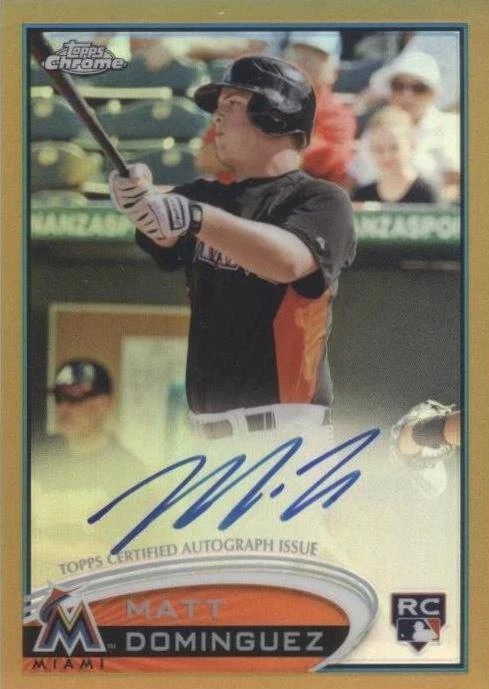 Rookie Autographs Gold Refractor