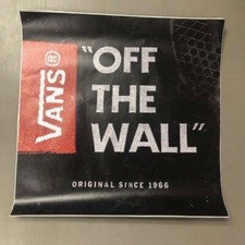 VANS STICKERS PROMOTIONAL ITEMS (QTY 2) FREE SHIPPING