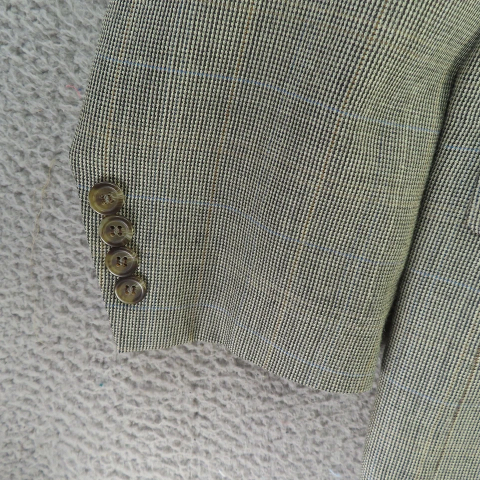 Ralph Lauren Chaqueta Deportiva Abrigo Blazer Hombre 42S Gris Seda Lana Tres Botones Foto 2 de 4