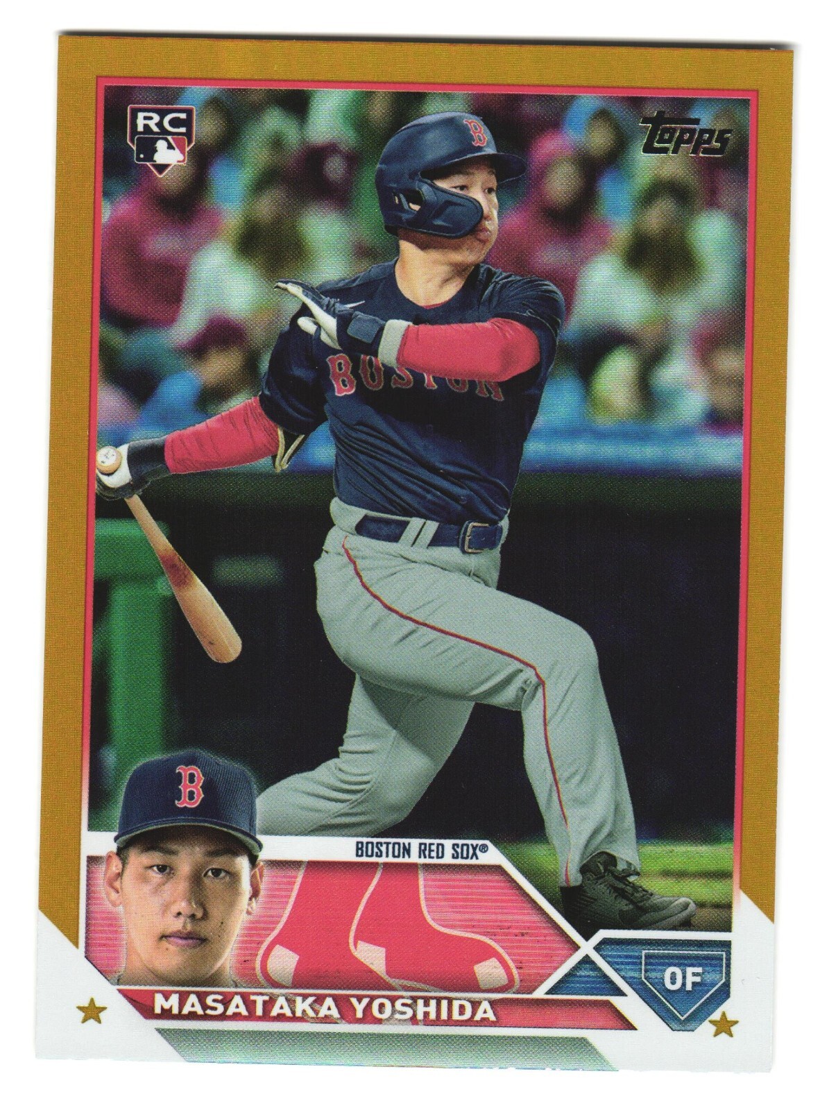2023 Topps #471 Masataka Yoshida RC GOLD FOIL Rookie Card Boston Red Sox