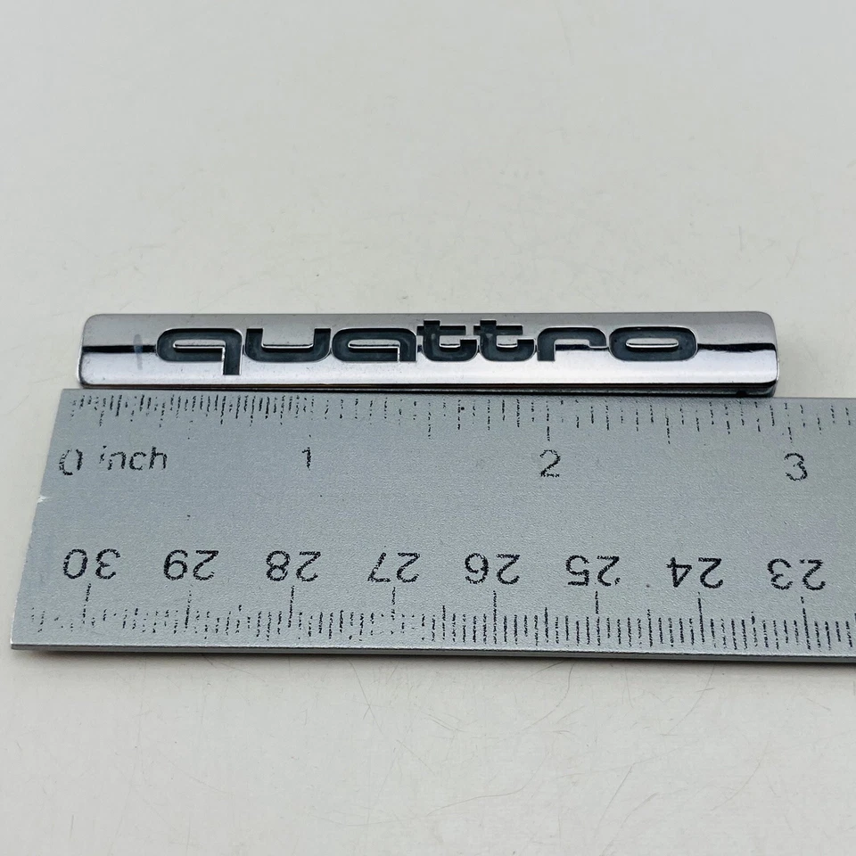 Audi Allroad Quattro 2001-2005 emblema insignia logotipo letras cromo trasero OEM D55 Foto 2 de 4