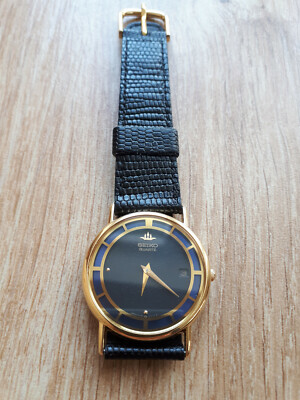 OROLOGIO SEIKO QUARTZ - UOMO – 5Y39-6010 – BLU/ORO - FUNZIONANTE E IN  OTTIMO STA | eBay