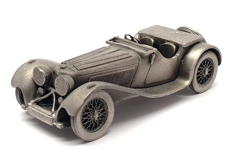 Danbury Mint Appx 9cm Long Pewter DA16321N - 1939 Jaguar SS100 3.5