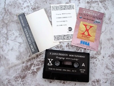 X Japan Tokyo Dome 1994 December 30 Longing Togireta Melody Demo Cassette tape - Image 1 of 3