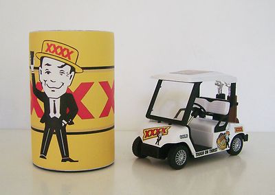 GOLF CART BUGGY- 4X Gold Stubby Holder Clubs,Driver,Iron,Putter