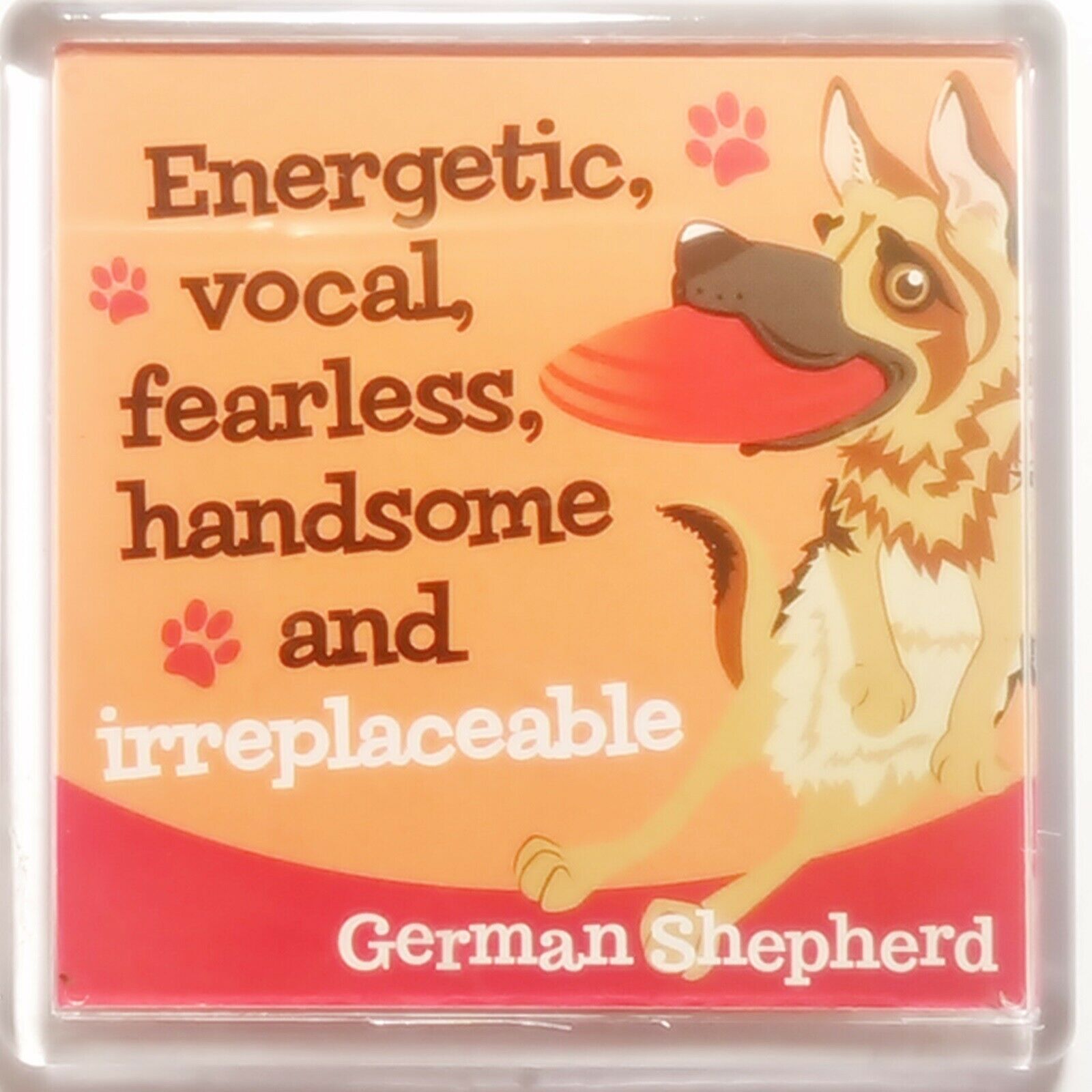 Wags & Whiskers Dog Magnet ""German Shepherd"" by Paper Island