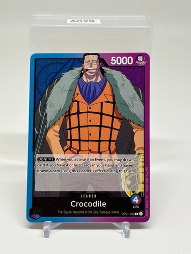 One Piece Card Game Sir Crocodile OP04-058 L Parallel Japanese Leader