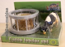 Kids Globe Farm Futterring mit Heuballen und Kuh 1:32  571961 NEU/OVP Bauernhof