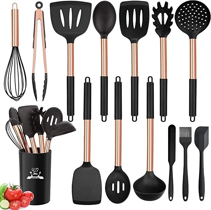 14pcs Set Kitchen Utensils Non-stick Heat Resistant Silicone Cooking Utensil Set