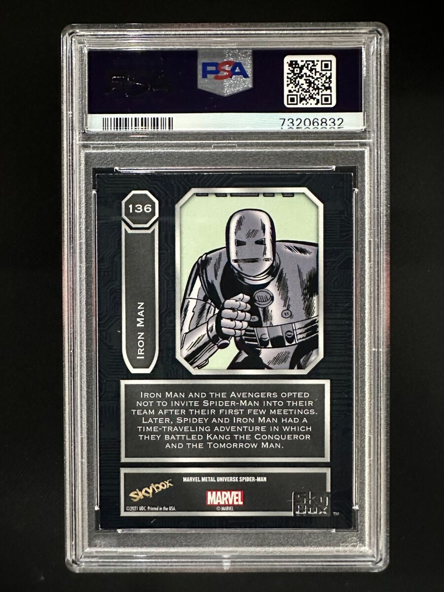 2022 Marvel Metal Universe SM #136 - Iron Man - Light FX 2022 Marvel Metal Universe SM #136 - Iron Man - Light FX