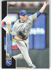 2020 Topps Update Black /69 Mike Montgomery #U-233 Kansas City Royals