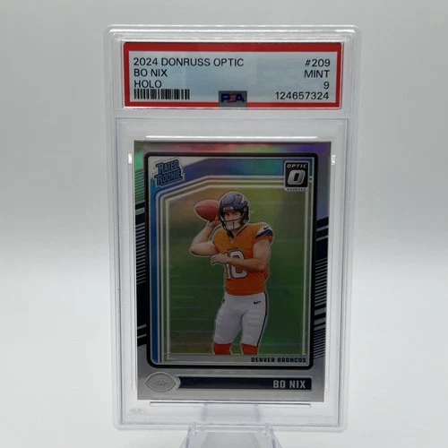 BO NIX 2024 Donruss Optic Rated Rookie Holo Silver Prizm #209 PSA 9