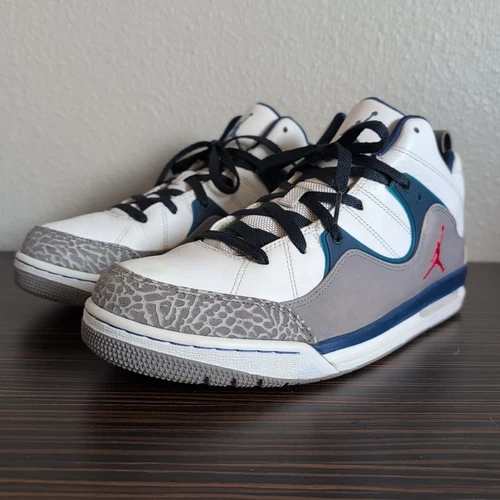 Jordan Flight TR 97 Scarpe Uomo 11.5 Blu Grigio Bianco Basket Nike Air Sneakers