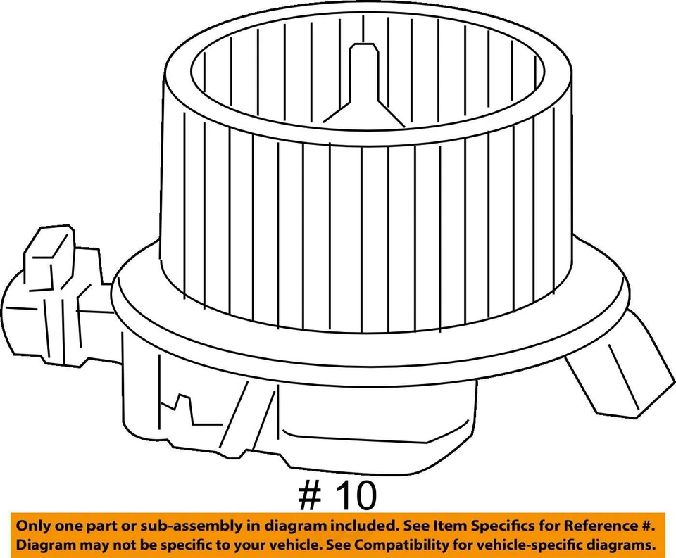 Motor soplador delantero compatible con 14-20 Journey 449362 Foto 4 de 4