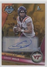 Grant Wells Bowman 2023 Gold Lava Refractor /50 Auto