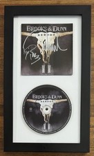 SIGNED FRAMED Brooks And Dunn Reboot II Album Cover Booklet & CD Beckett BAS COA