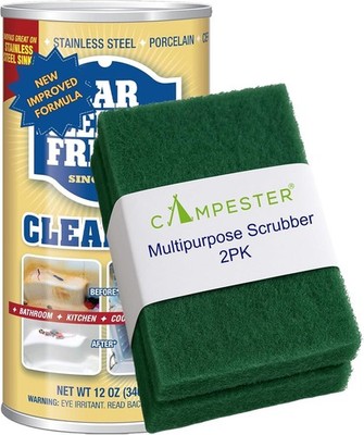 Multipose Scrubbers Bundle for Bar-Keeper's Friend Powder Cleanser.