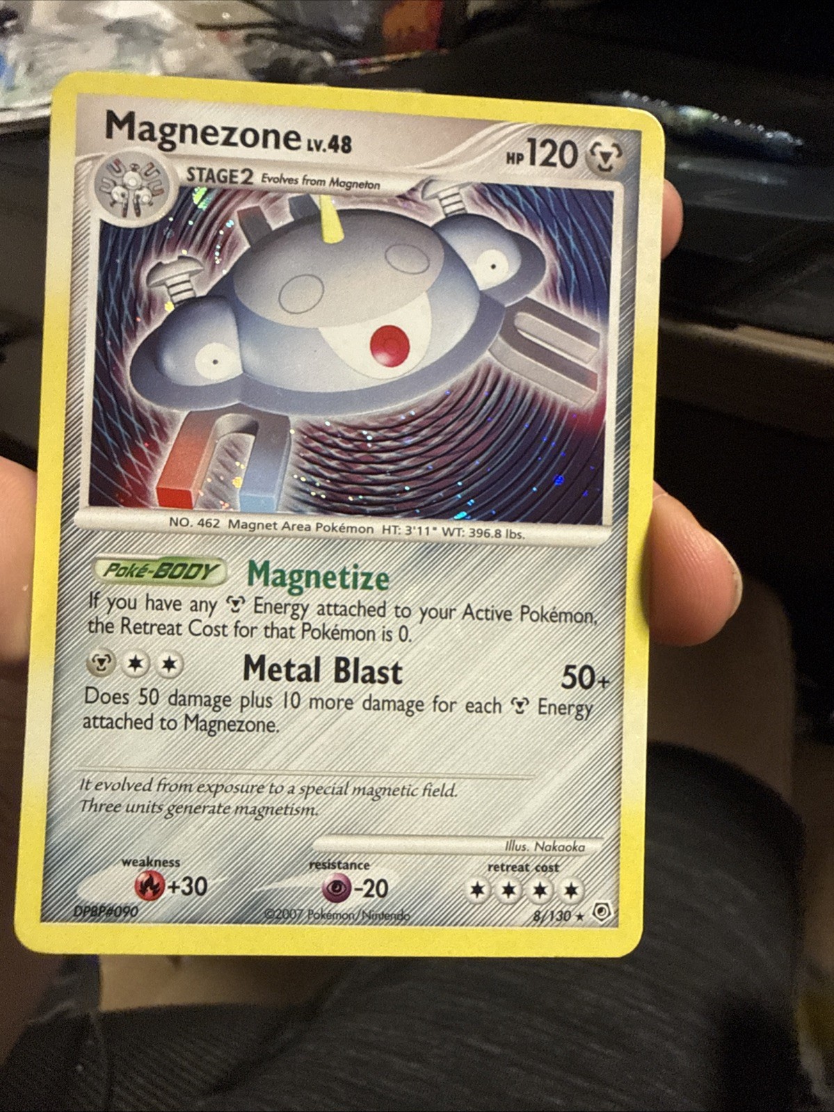 Magnezone 8/130 Diamond and Pearl Holo. VLP