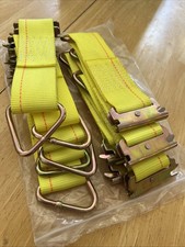 Yellow E Track Ratchet Straps And Rope Tie Offs 10 Pack Yellow E Track Ratchet Straps And Rope Tie Offs 10 Pack