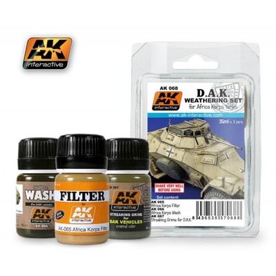[DE] AK INTERACTIVE Afrika Korps Weathering Set - AKIAK-0068