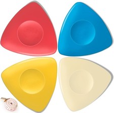 4 Pack Tailors Chalk, Sewing Chalk for Fabric, Professional Washable Triangle Fa