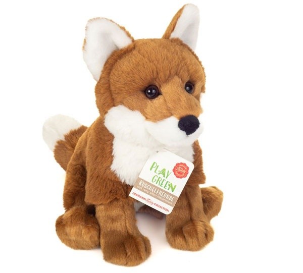 Kuscheltier PlÜSchtier Fuchs Sitzend 20 Cm Von Teddy Hermann Neu-image