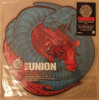 PICTURE DISC Red Union Rats And Snakes NEAR MINT Pirates Press Records