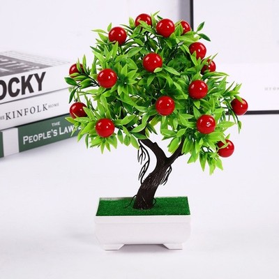 K??nstliche Frucht Bonsai 23 St??ck Simulation Blumen f??r Home Akzent Kunstpfla