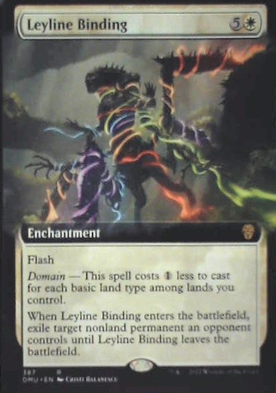 Leyline Binding (Extended Art) - Dominaria United: #387, MTG Lp C288