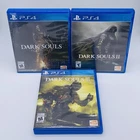 Lot of 3 Dark Souls Remastered, II 2 Scholar of the First Sin & III 3 PS4 Tested