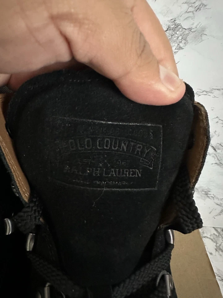 Polo Ralph Lauren Alpine Gamuza Country Ranger Trail Botas de Cuero para Hombre Talla 13 Foto 4 de 4