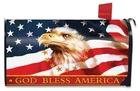 Briarwood Lane God Bless America Patriotic Magnetic Mailbox Cover