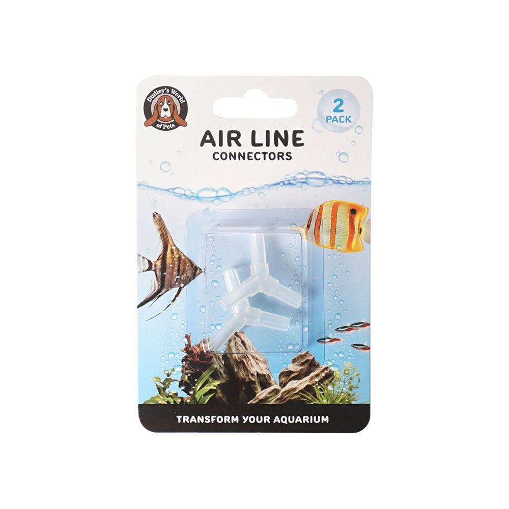 12pc Dudley's World Of Pets Aquarium/Fish Tank Tube Air Line Connector Y
