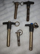 Lot Of 5 Mixed Brand Quick Release Pins T Button Handle 3 Avi Banks And 2...