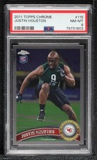 2011 Topps Chrome Justin Houston #115 PSA 8 1c7