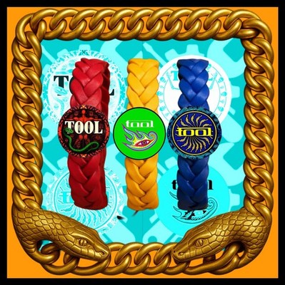 TOOL BAND  VICARIOUS SET   THREE NEW WAVE COLOR BRXCLETS  