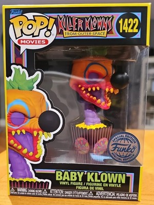 Funko Pop Killer Klows Baby Klown # 1422 Black Light Special Edition Mint  New | eBay