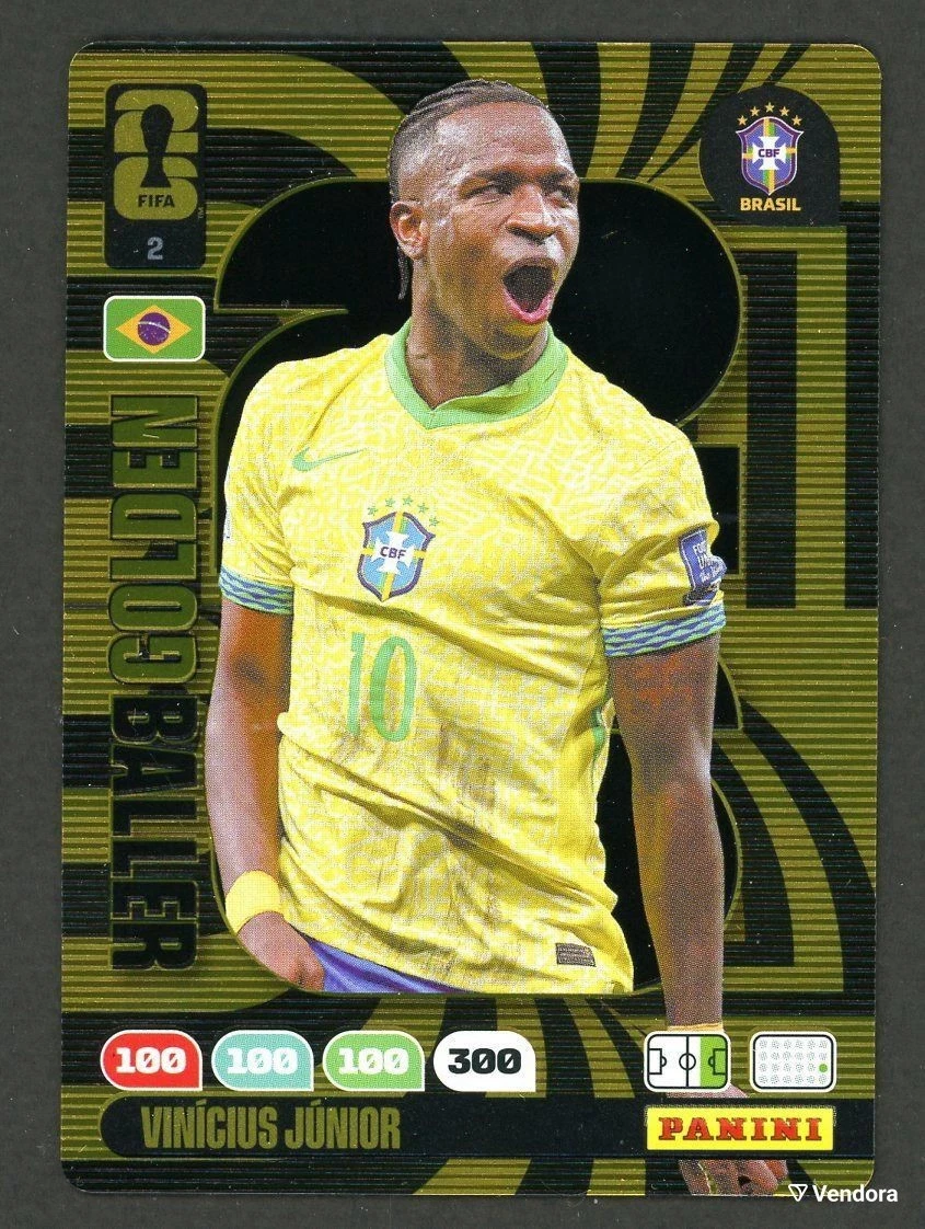 2026 Panini Adrenalyn XL Fifa World Cup - Vinicius Junior #2 for