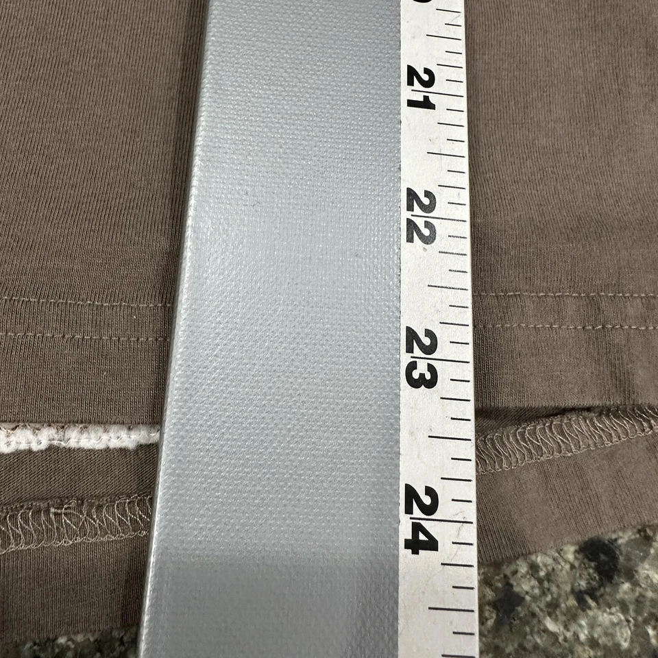 Camisa boho Gloria Vanderbilt para mujer talla L marrón adornada manga larga Foto 4 de 4